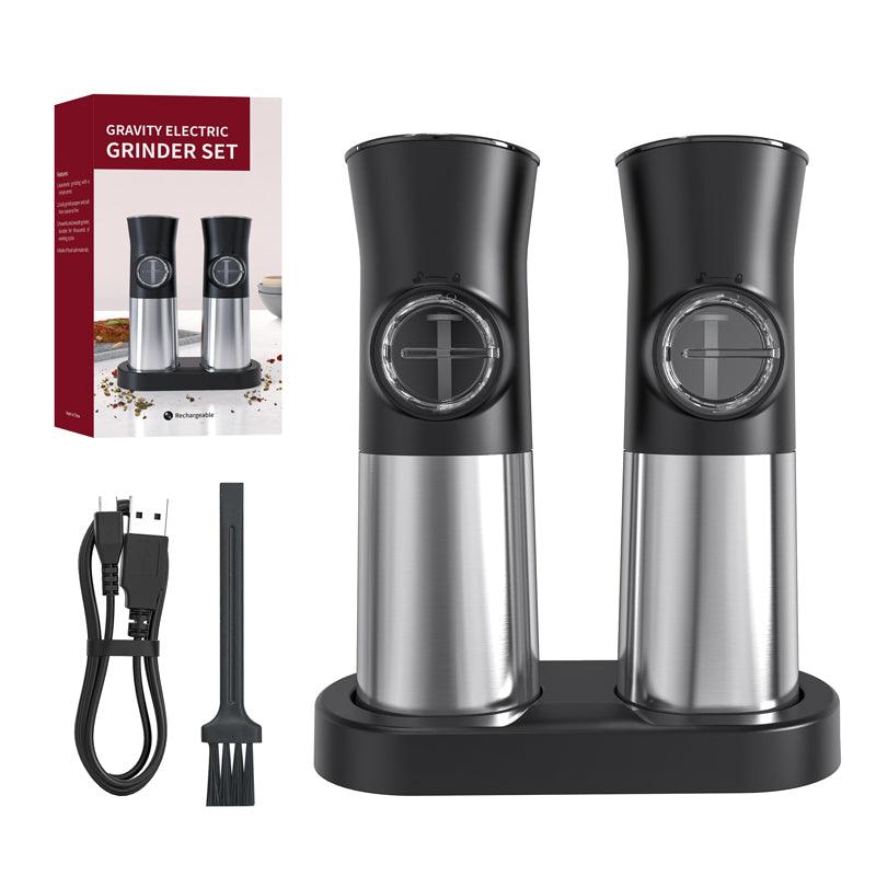 KLT Base Charging Rechargeable Pepper and Salt Electric Grinder with Base Gravity Sensing Kitchen Tools and Utensils KYMQ-19C - KLT (ZHUHAI KELITONG ELECTRONIC CO., LTD.)