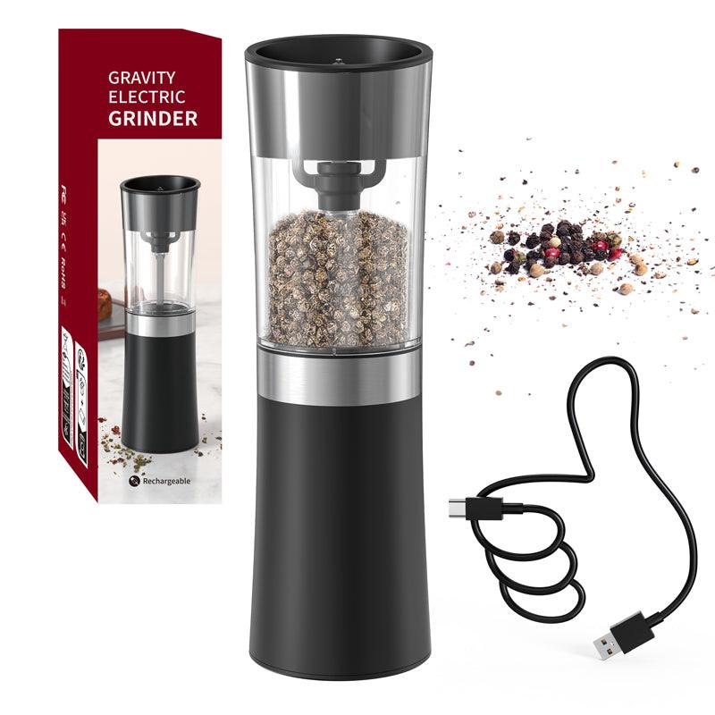 KLT Base Charging Rechargeable Pepper and Salt Electric Grinder with Base Gravity Sensing Kitchen Tools and Utensils KYMQ-29A&KYMQ-29C - KLT (ZHUHAI KELITONG ELECTRONIC CO., LTD.)