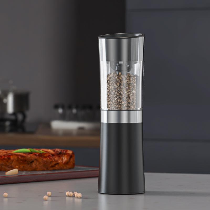 KLT Base Charging Rechargeable Pepper and Salt Electric Grinder with Base Gravity Sensing Kitchen Tools and Utensils KYMQ-29A&KYMQ-29C - KLT (ZHUHAI KELITONG ELECTRONIC CO., LTD.)