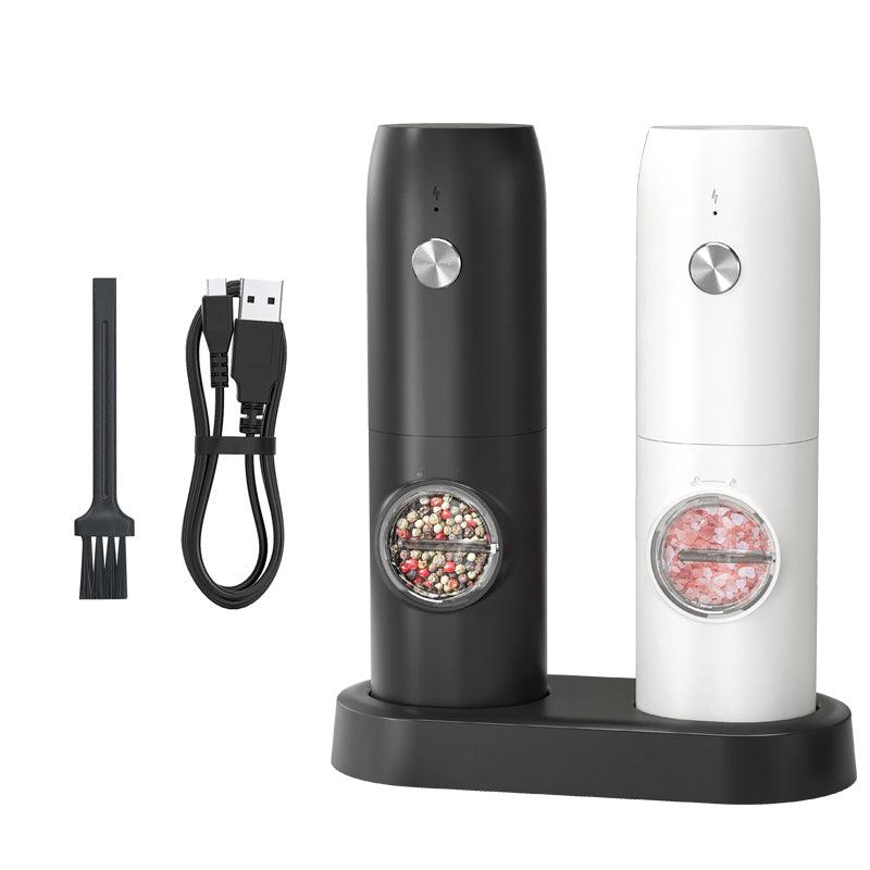 KLT Base Charging Rechargeable Pepper and Salt Electric Grinder with Base Kitchen Tools and Utensils KYMQ-15A&KYMQ-15C - KLT (ZHUHAI KELITONG ELECTRONIC CO., LTD.)
