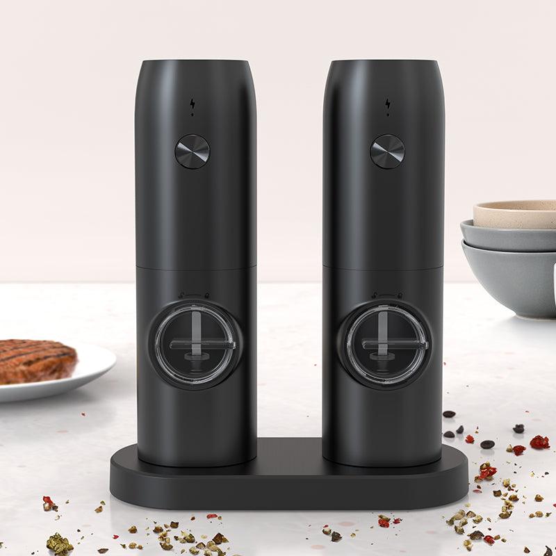 KLT Base Charging Rechargeable Pepper and Salt Electric Grinder with Base Kitchen Tools and Utensils KYMQ-15A&KYMQ-15C - KLT (ZHUHAI KELITONG ELECTRONIC CO., LTD.)