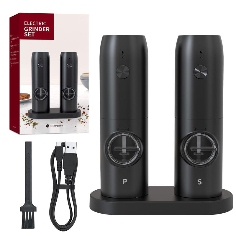 KLT Base Charging Rechargeable Pepper and Salt Electric Grinder with Base Kitchen Tools and Utensils KYMQ-15A&KYMQ-15C - KLT (ZHUHAI KELITONG ELECTRONIC CO., LTD.)