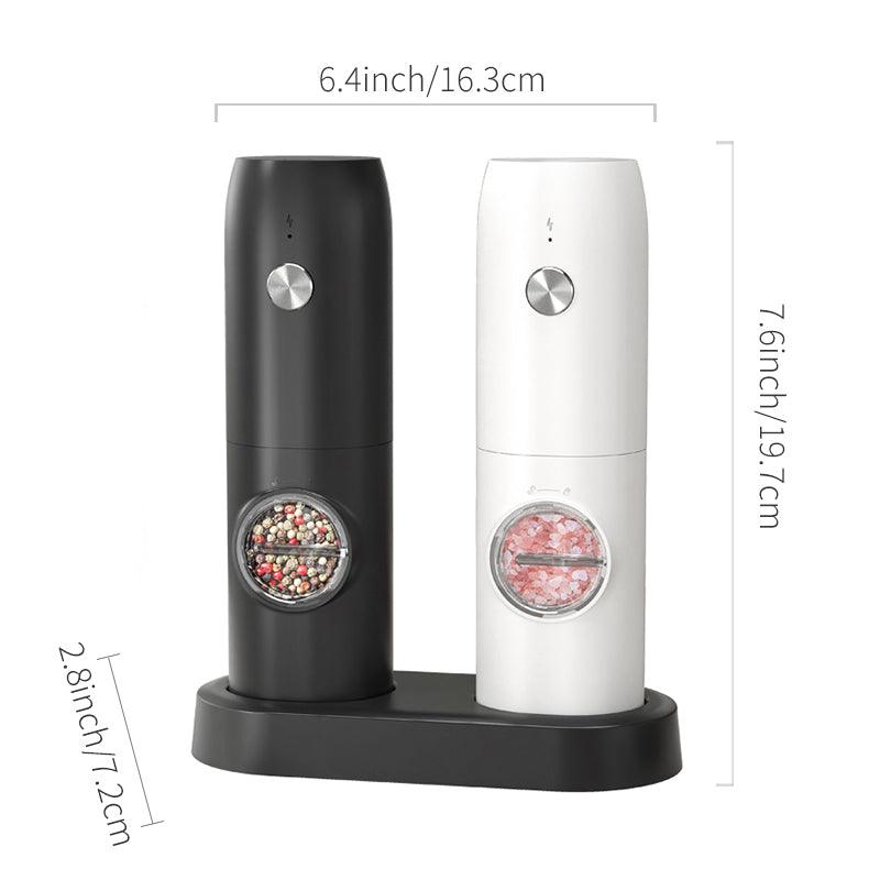 KLT Base Charging Rechargeable Pepper and Salt Electric Grinder with Base Kitchen Tools and Utensils KYMQ-15A&KYMQ-15C - KLT (ZHUHAI KELITONG ELECTRONIC CO., LTD.)