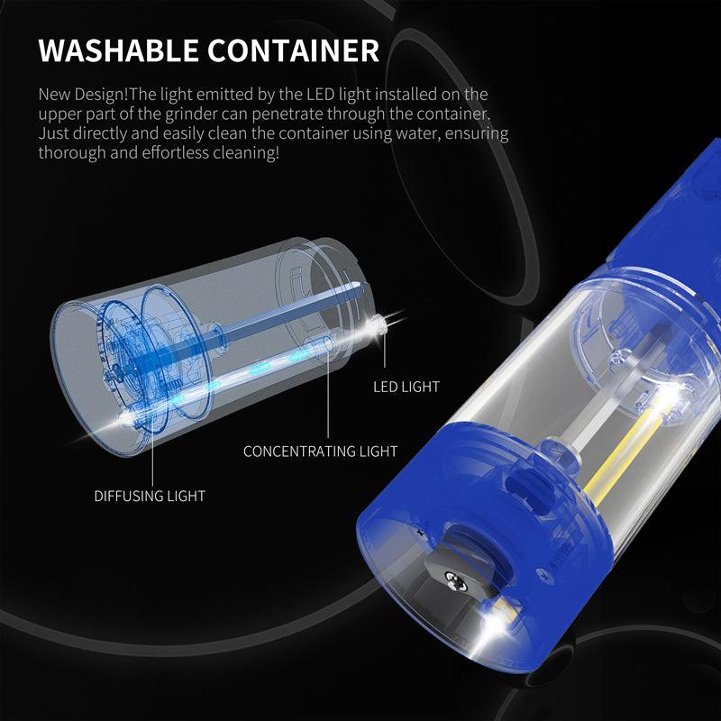 KLT Dry Alkaline Battery Pepper and Salt Electric Grinder with Base Kitchen Tools and Utensils KYMQ-44B-AH-BS - KLT (ZHUHAI KELITONG ELECTRONIC CO., LTD.)